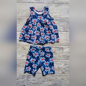 Hanna Andersson 5T Top And Shirt Set 💙